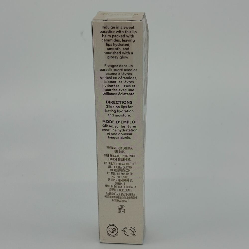Kopari Lip Love Moisture Balm Soft Vanilla 0.52 oz 15g Ceramide Boxed - Picture 4 of 10